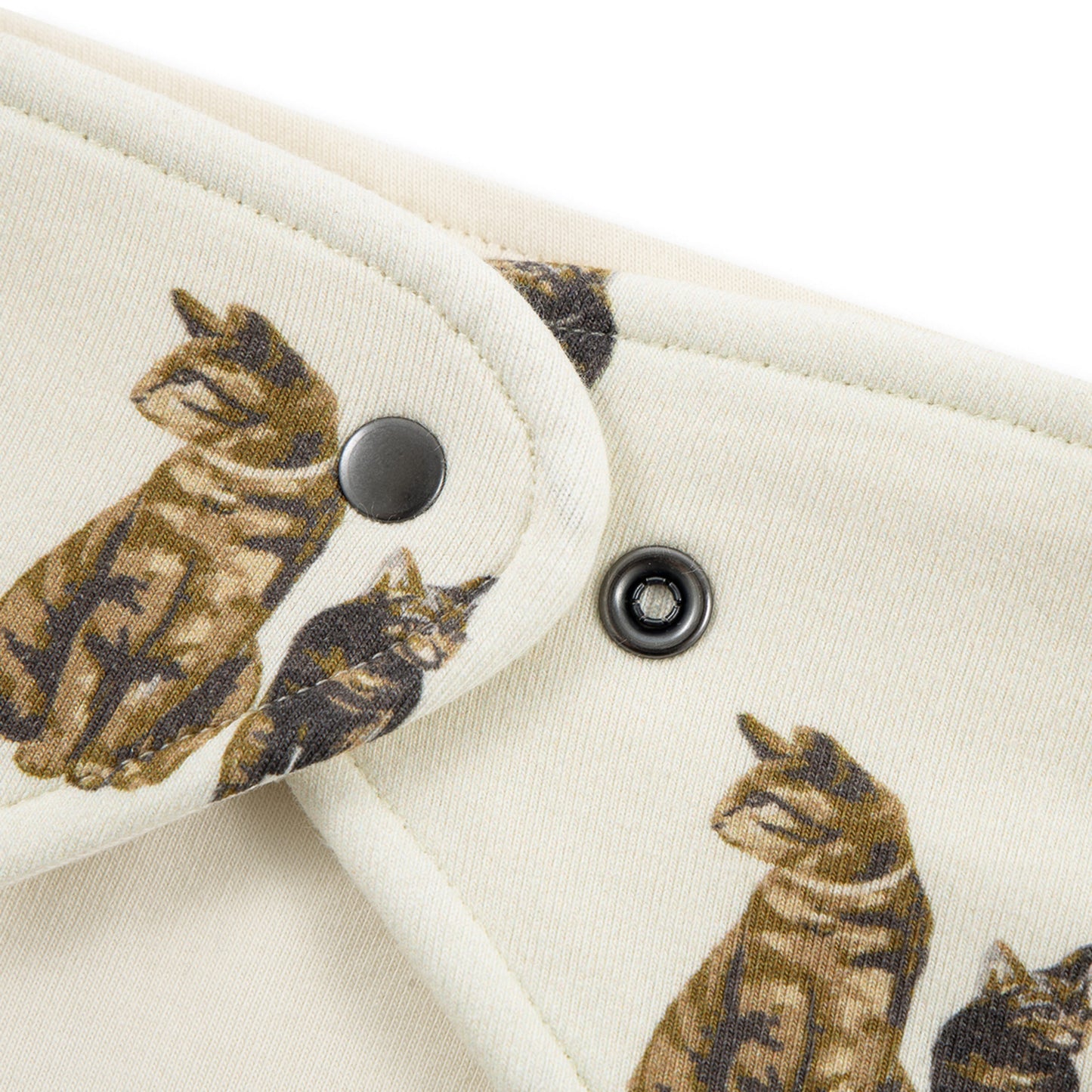 Cat Cotton Stretch Kerchief Bib