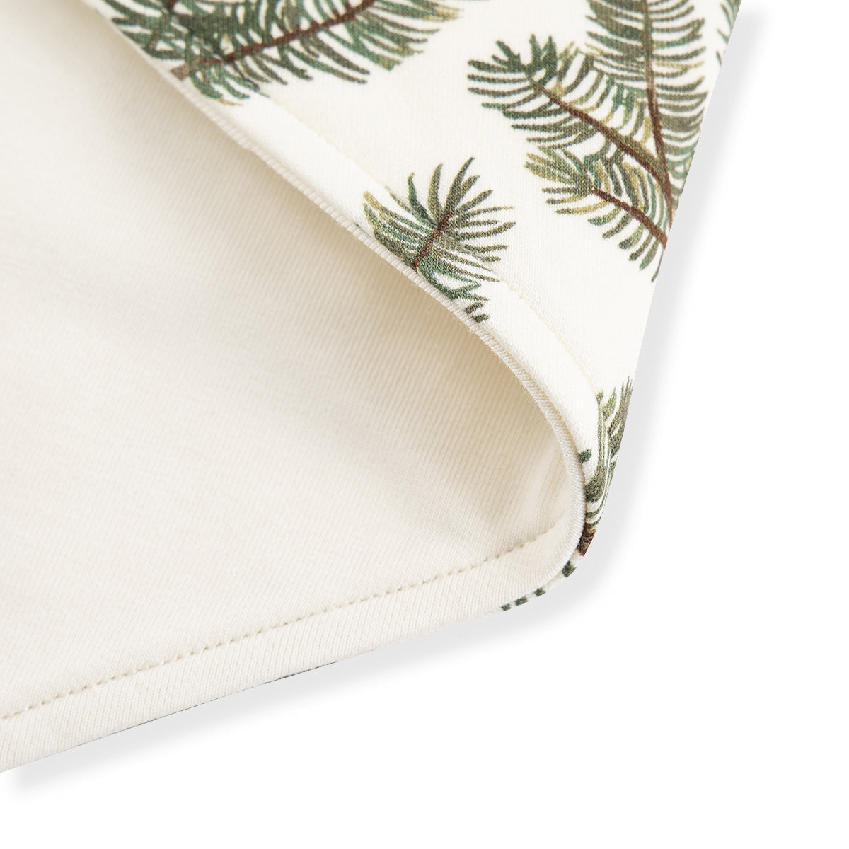 Pine Brushed Kerchief Bib