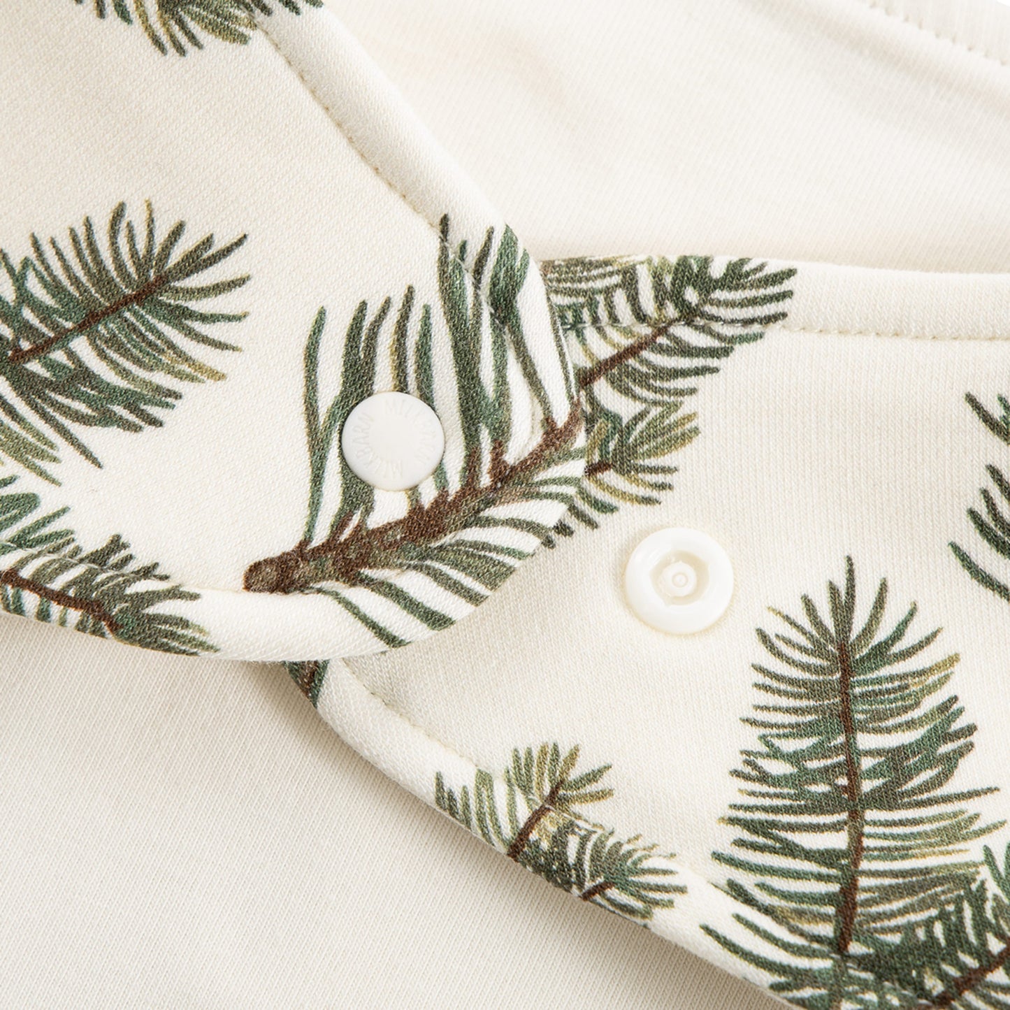 Pine Brushed Kerchief Bib