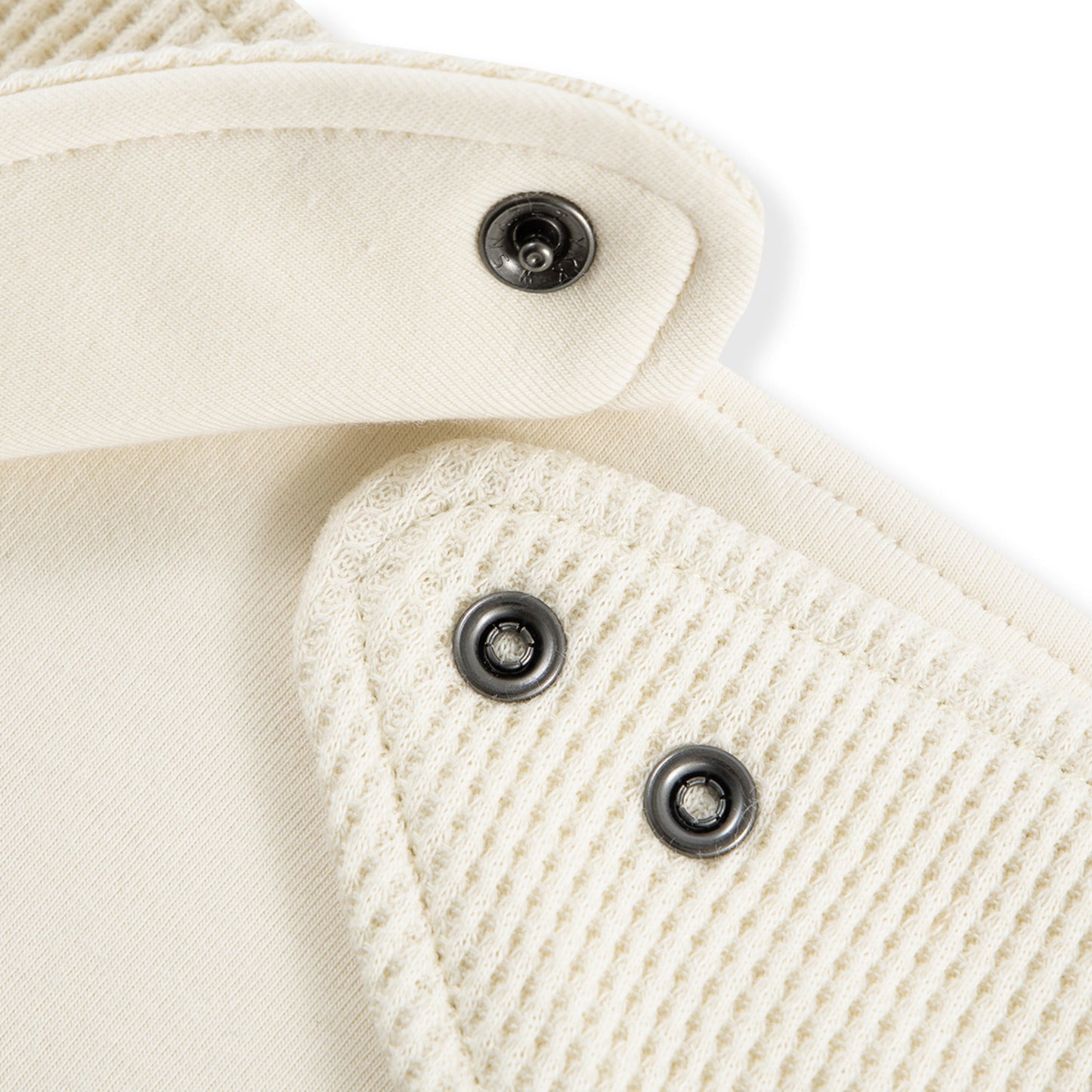 Vanilla Waffle Kerchief Bib