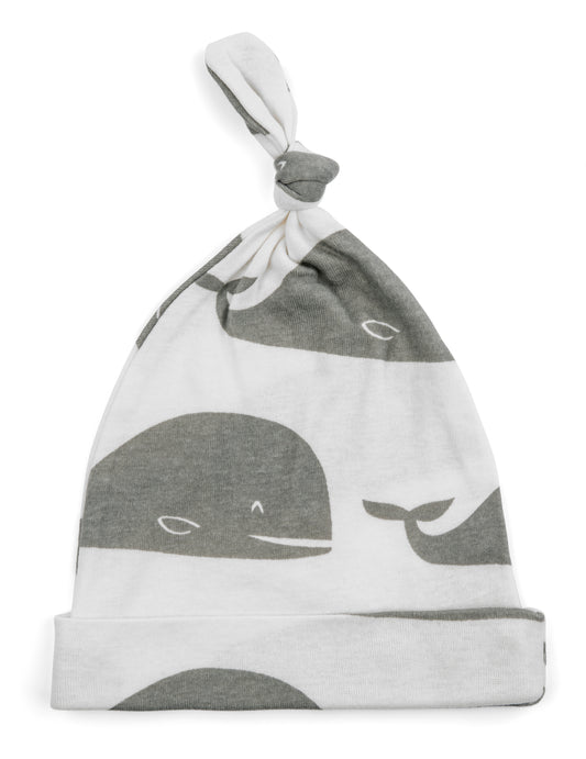 Grey Whale Organic Knotted Hat