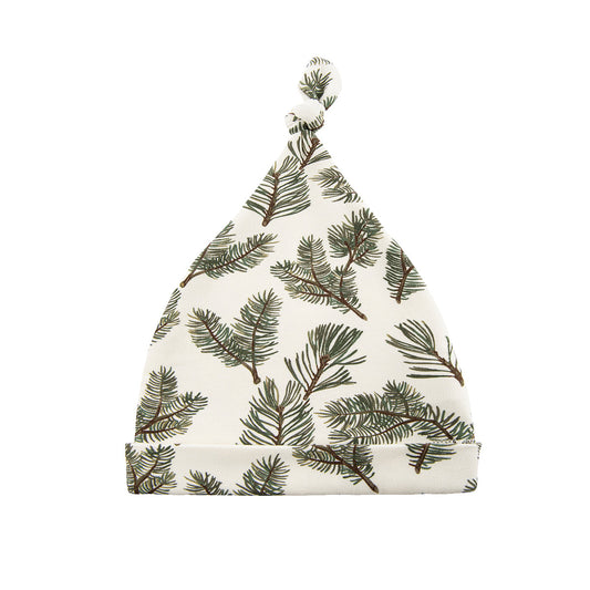 Pine Brushed Knotted Beanie Hat