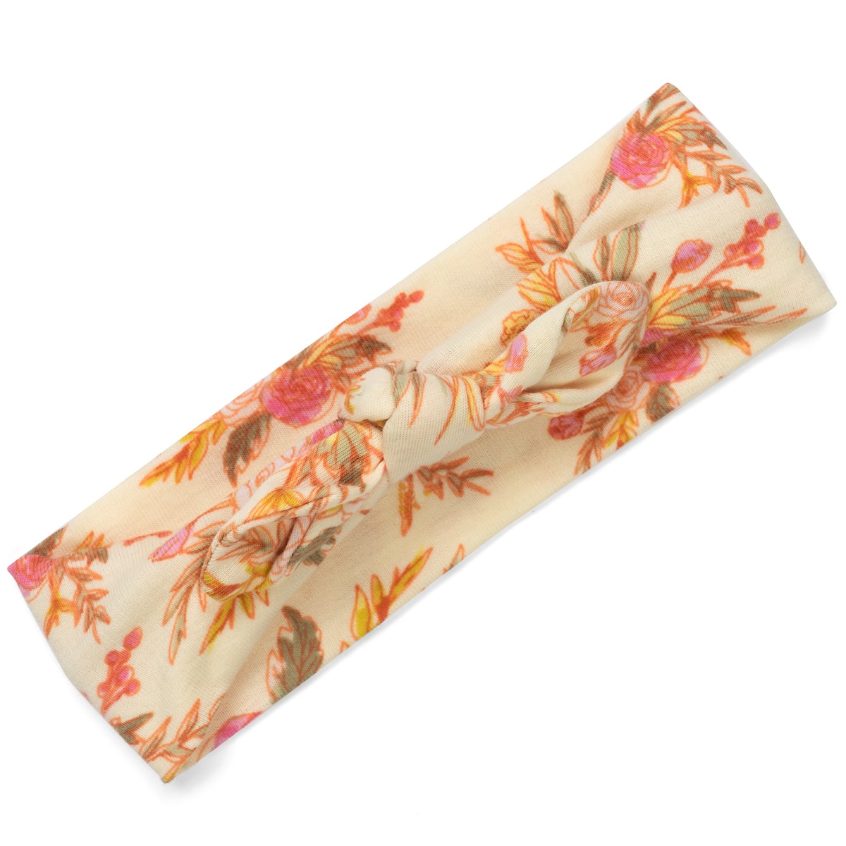 Vintage Floral Organic Knotted Headband