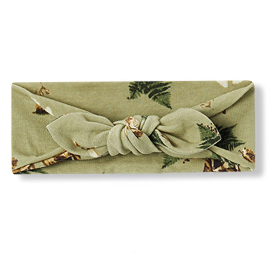 Forest Party Organic Cotton Knotted Headband
