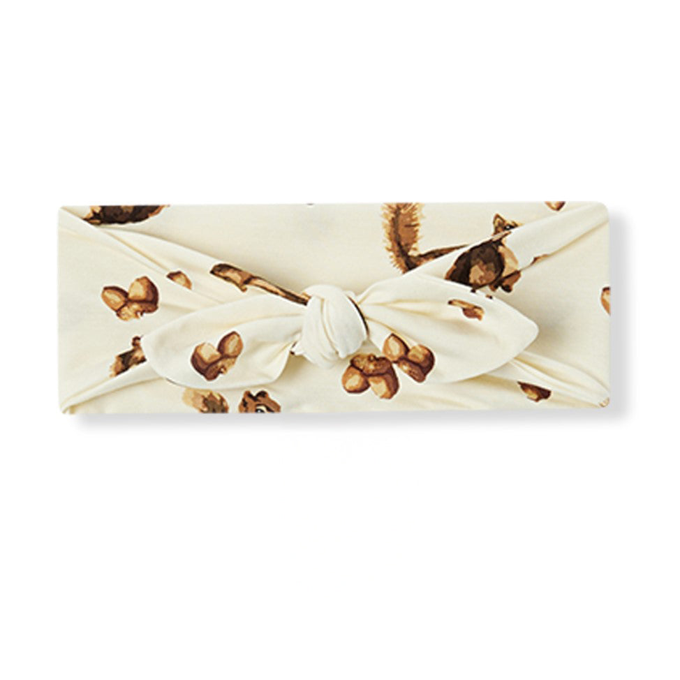 Chipmunk Luxe Stretch Knotted Headband