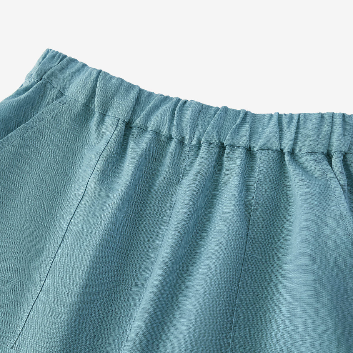 Sailboat Melody Linen Button-Up Shirt & Shorts Set