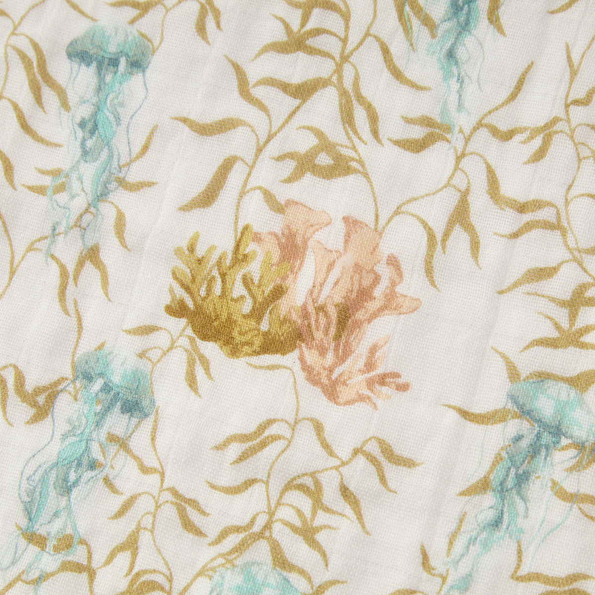 Under the Sea Organic Cotton Two-Piece Burp Cloth Set