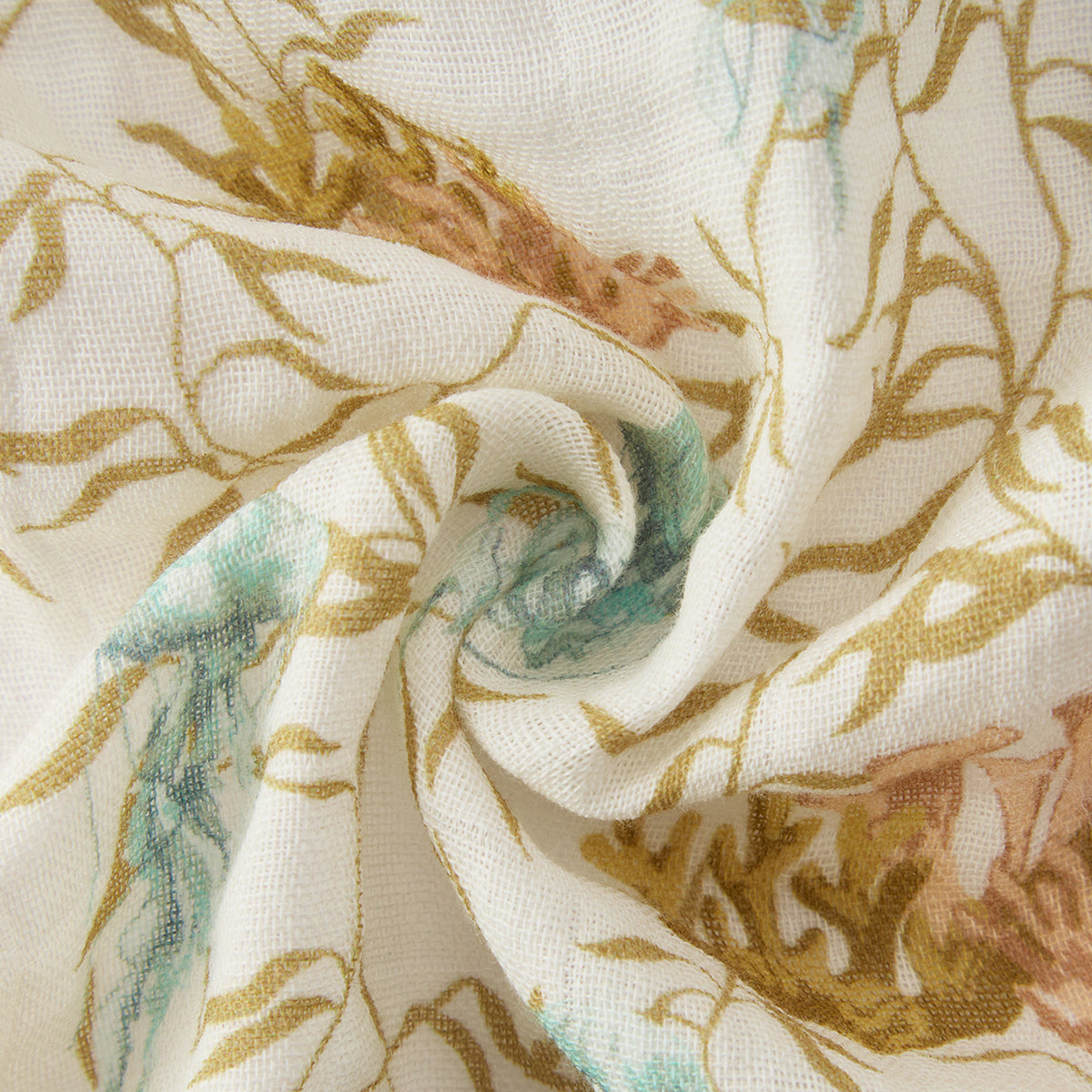 Under the Sea Organic Cotton Two-Piece Burp Cloth Set