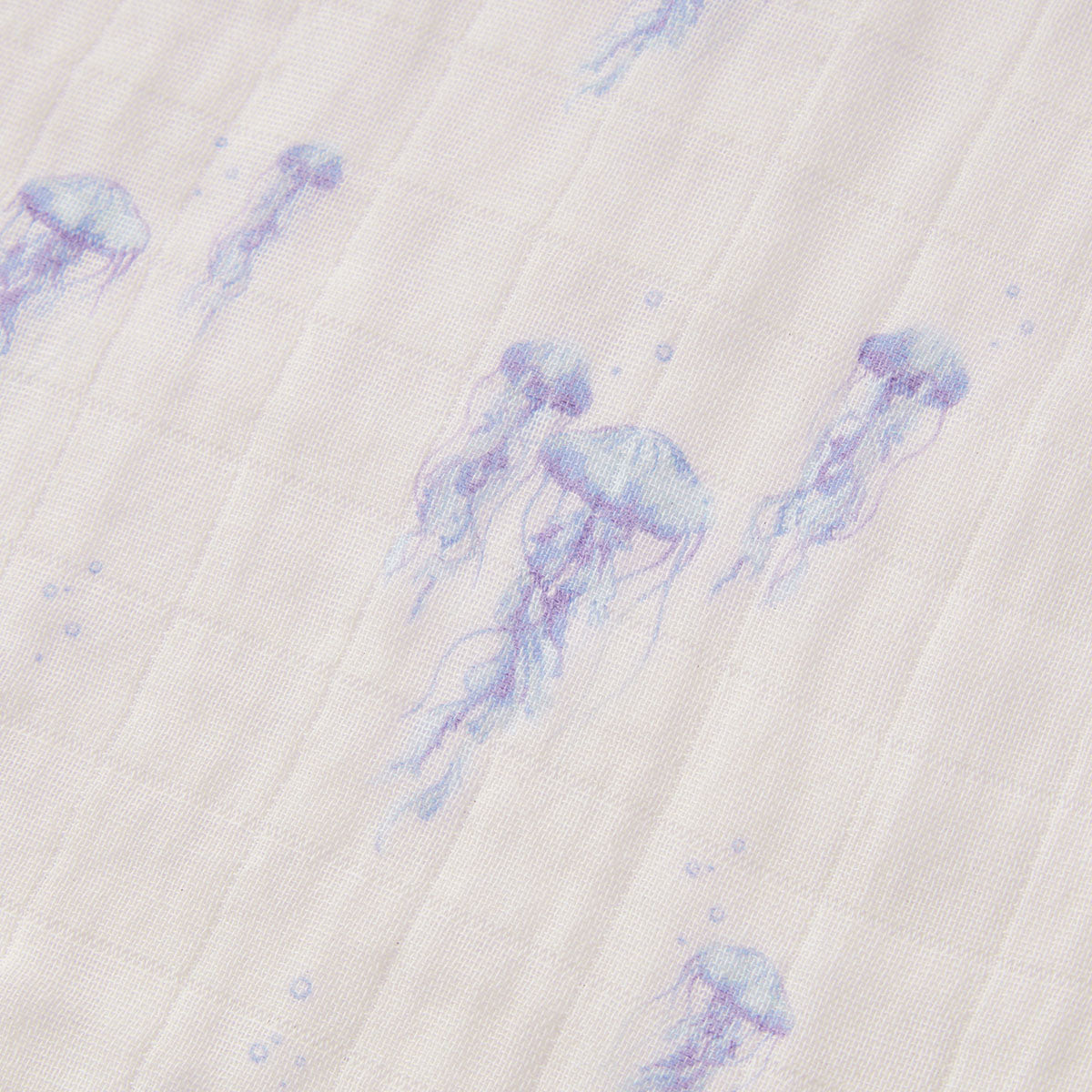 Sunset Jellyfish Organic Cotton Two-Piece Burp Cloth Set