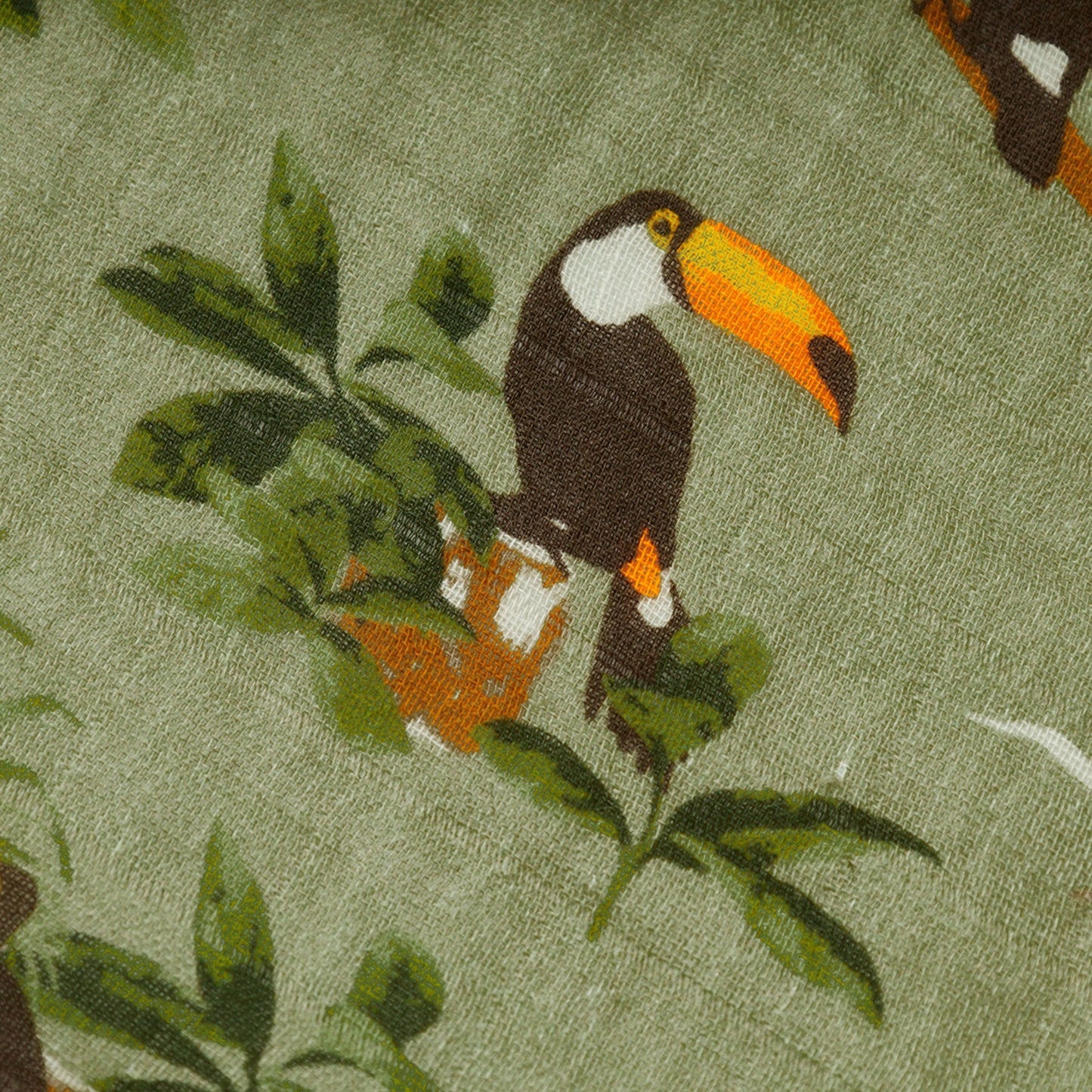 Toucan Organic Cotton Burp Cloth