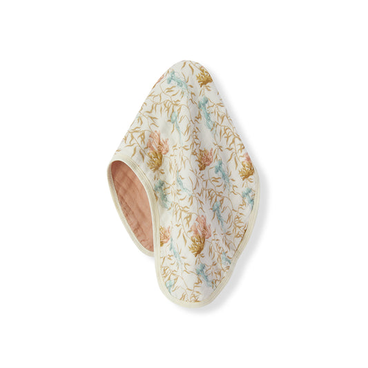 under the sea contour four layer burp cloth