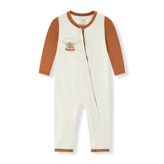 Butterscotch Bamboo Stretch Sport Zipper Pajama