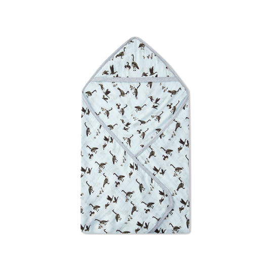 Goose Bamboo Hooded Swaddle Blanket