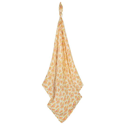 Vintage Floral Organic Muslin Swaddle