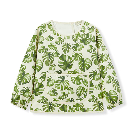 Island Leaf Long Sleeve Pocket Bib