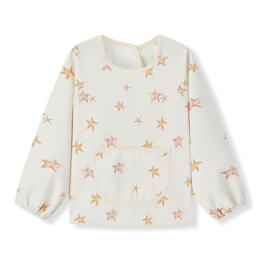starfish dreams long sleeve pocket bib