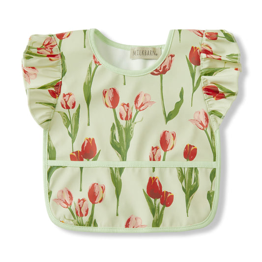 Tulip Ruffle Pocket Bib