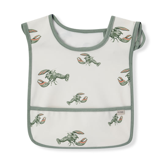 Mint Lobster Sleeveless Pocket Bib
