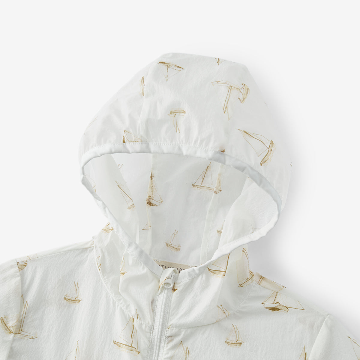 Sailboat Melody Hooded Sun Shield Windbreaker Jacket – MILKBARN