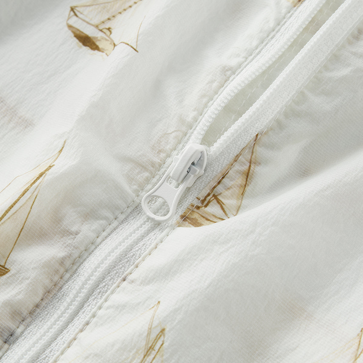 Sailboat Melody Hooded Sun Shield Windbreaker