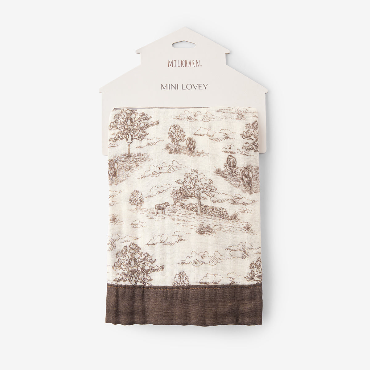 Country Toile Bamboo Mini Lovey