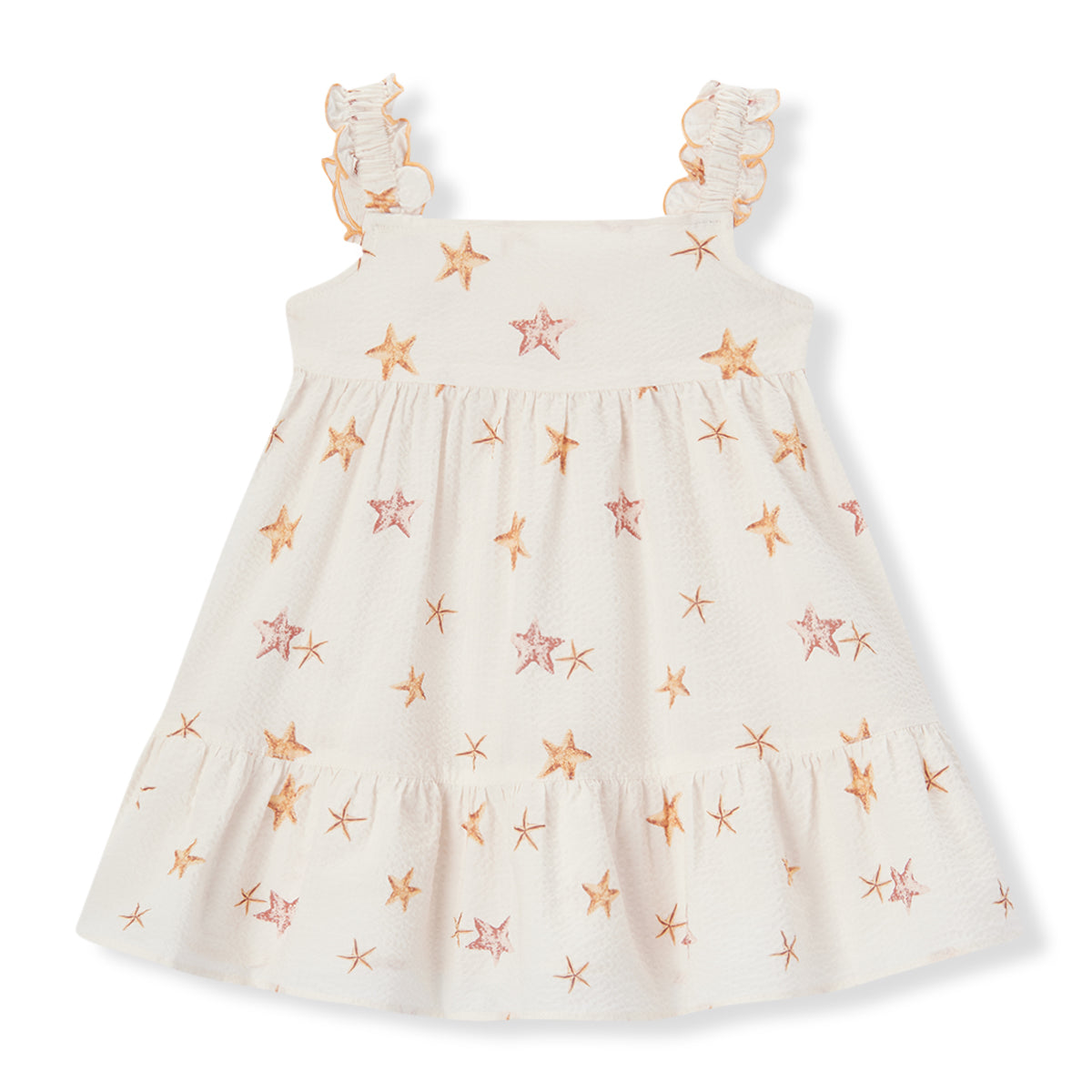 Starfish Dreams Ruffle Tiered Dress