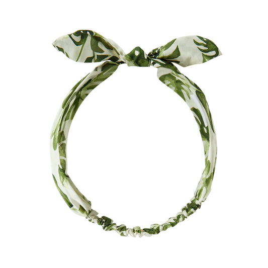 Island Leaf Bow Twist Knotted Headband