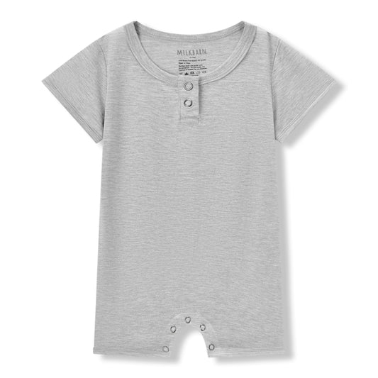 Grey Melange Luxe Solid Shortall