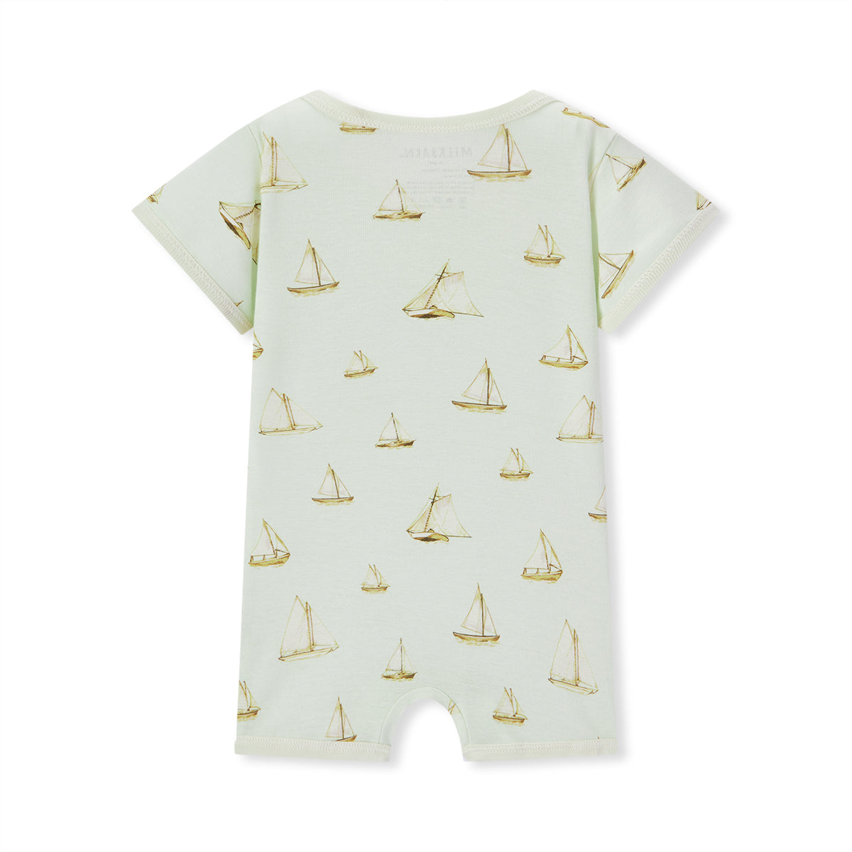 sailboat melody organic cotton shortall