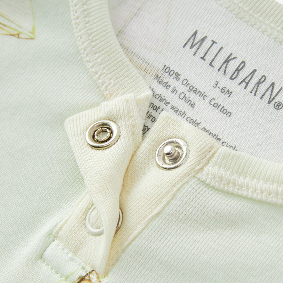 sailboat melody organic cotton shortall