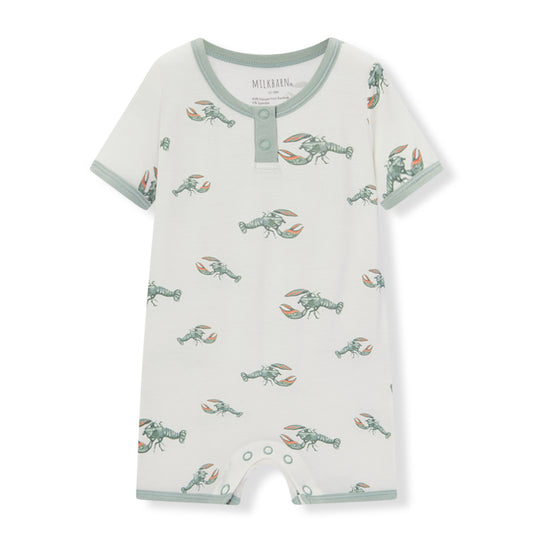 Mint Lobster Luxe Stretch Shortall