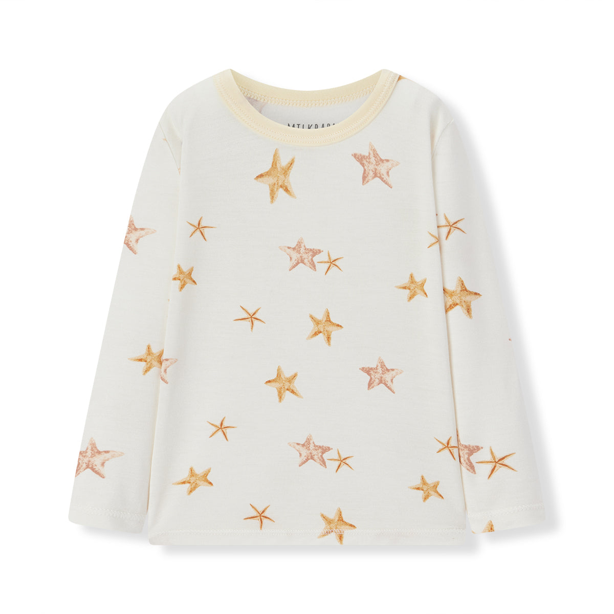 starfish dreams luxe stretch long sleeve two piece pajama set