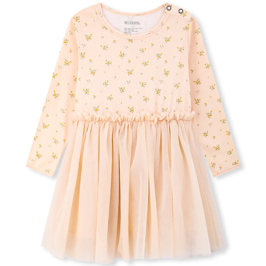 Organic Cotton Ballet Dress Dainty Floral