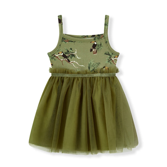 Toucan Cotton Stretch Ballet Dress