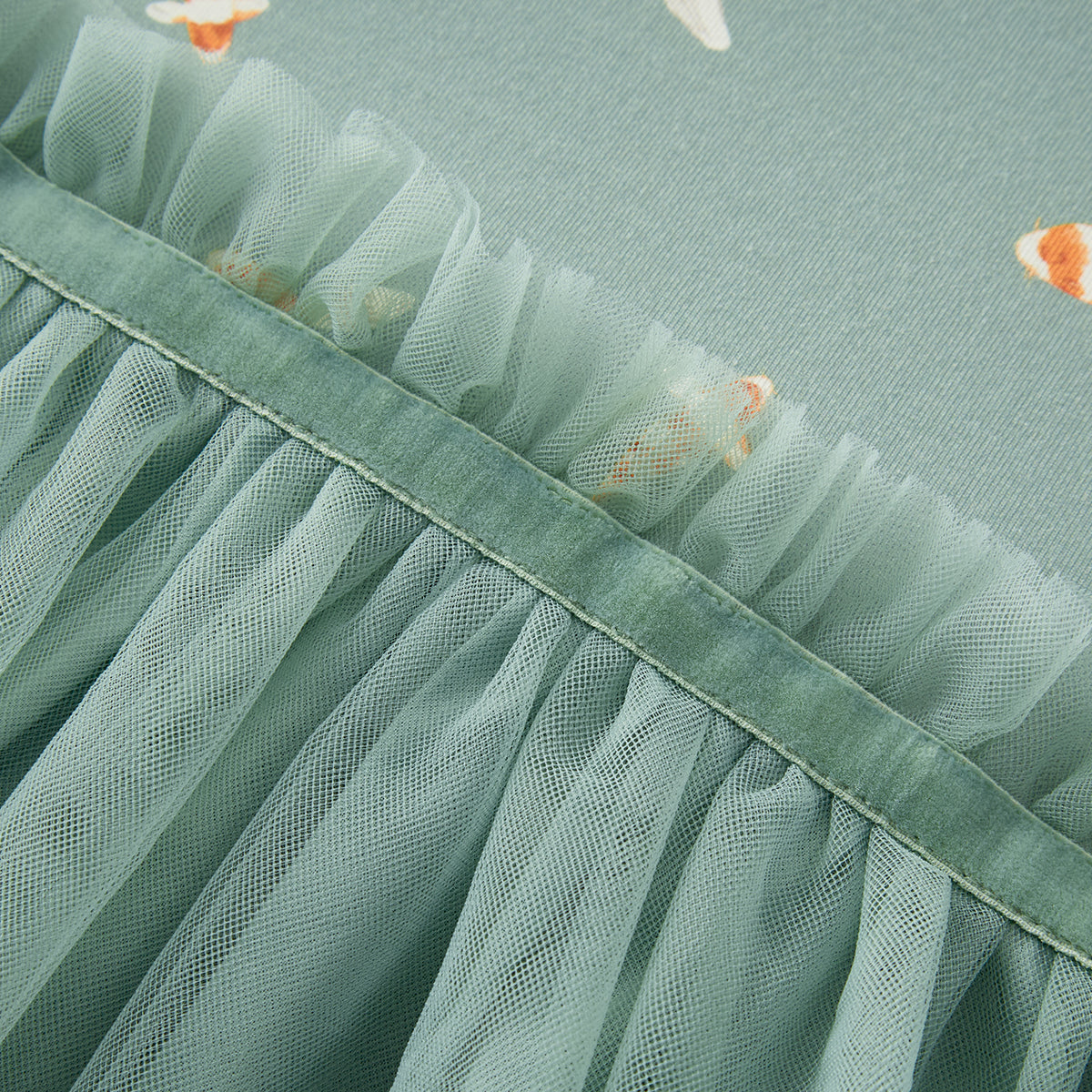 swimming koi cotton stretch ballet dress