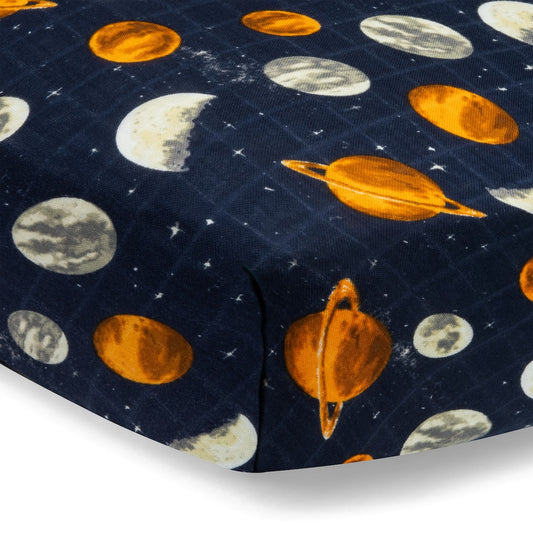 Planets Bamboo Crib Sheet