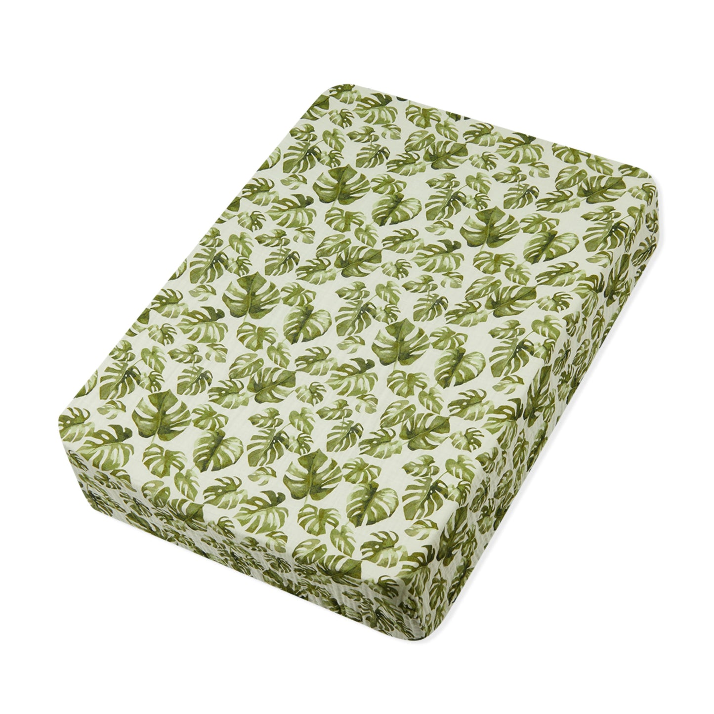 Island Leaf Organic Cotton Crib Sheet