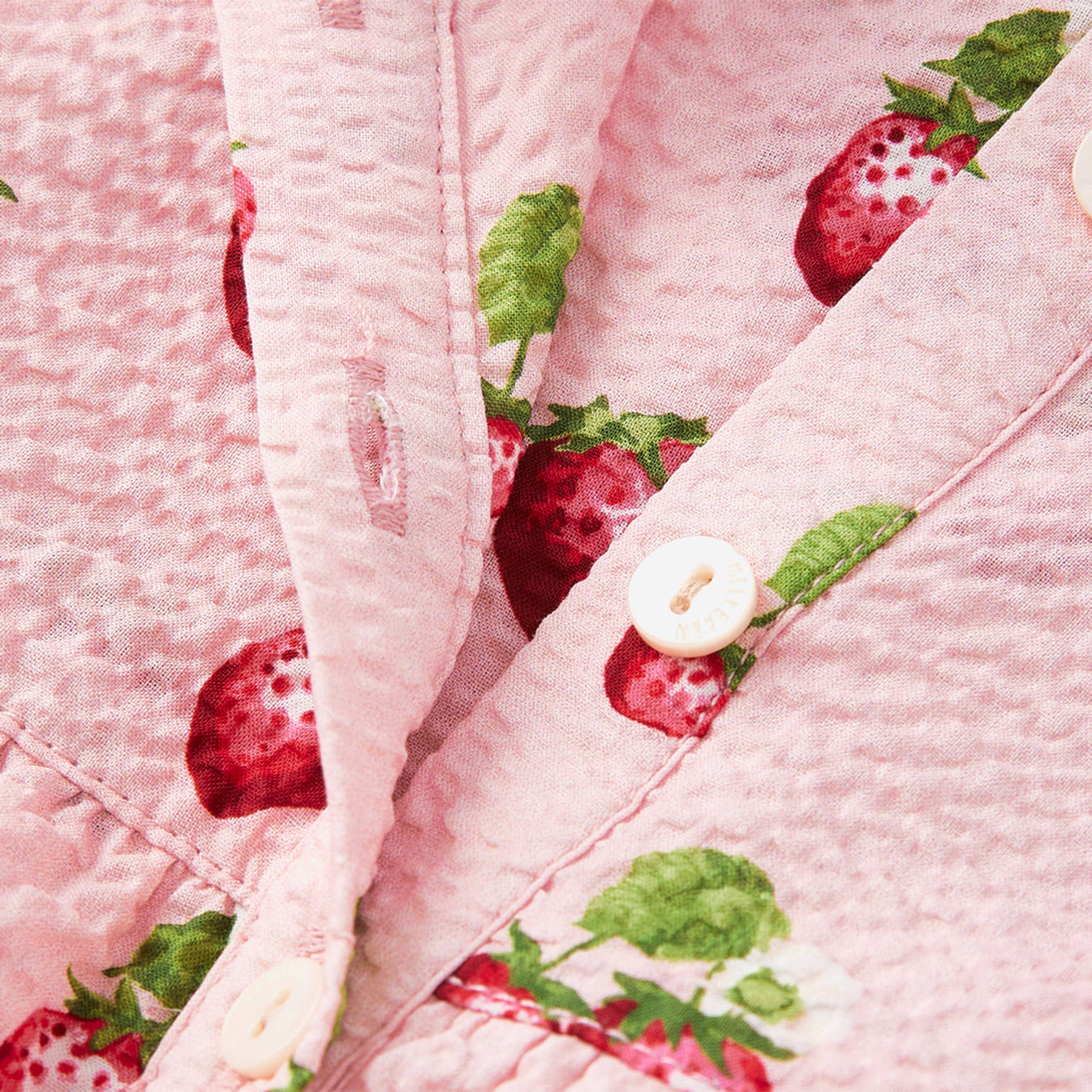 Strawberry Embroidered Ruffle Dress main image 1