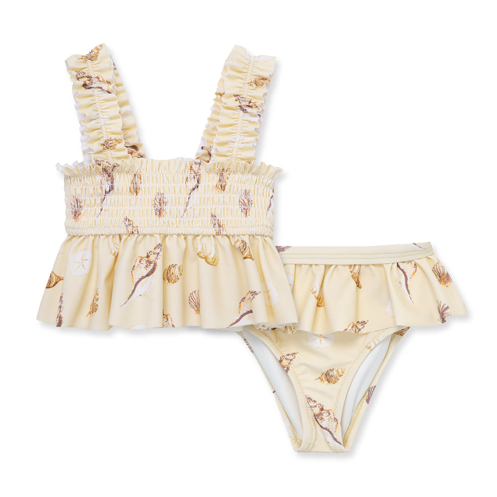 Seashells Ruffle Two Piece Swimsuit – MILKBARN