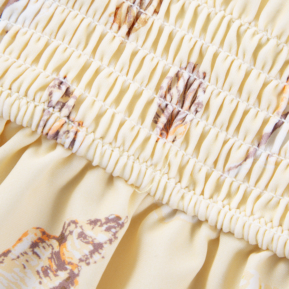 Seashells Ruffle Two Piece Swimsuit – MILKBARN