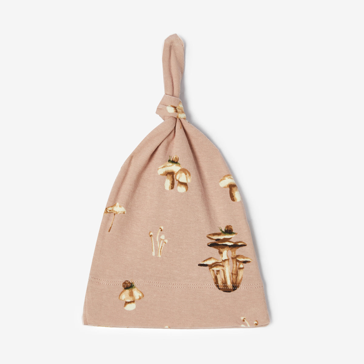 Mushroom Organic Cotton Newborn Gown & Hat Set