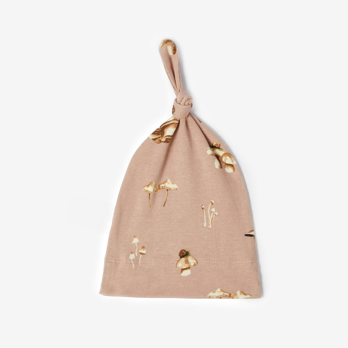 Mushroom Organic Cotton Newborn Gown & Hat Set