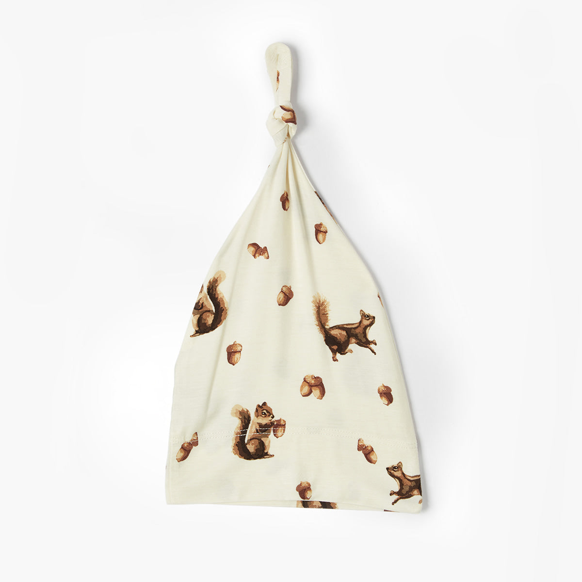 Chipmunk Luxe Stretch Knotted Beanie Hat