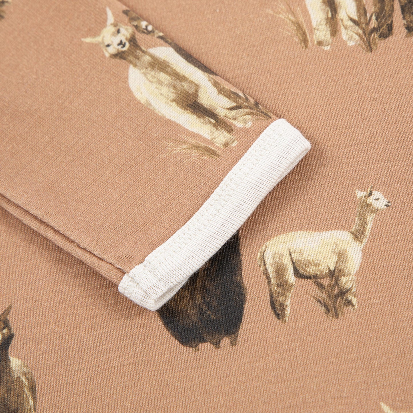 Alpaca Organic Cotton Newborn Gown & Hat Set