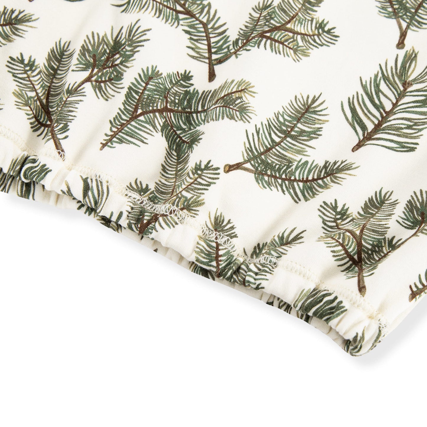 Pine Brushed Newborn Gown & Hat Set