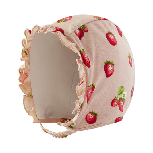 Strawberry Organic Cotton Bonnet