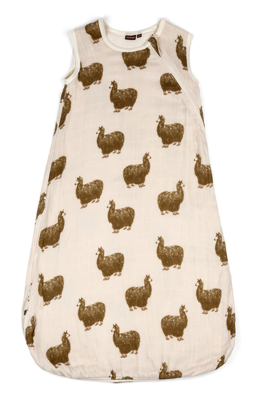 Plush Pink Alpaca Bamboo Sleep Sack Gown