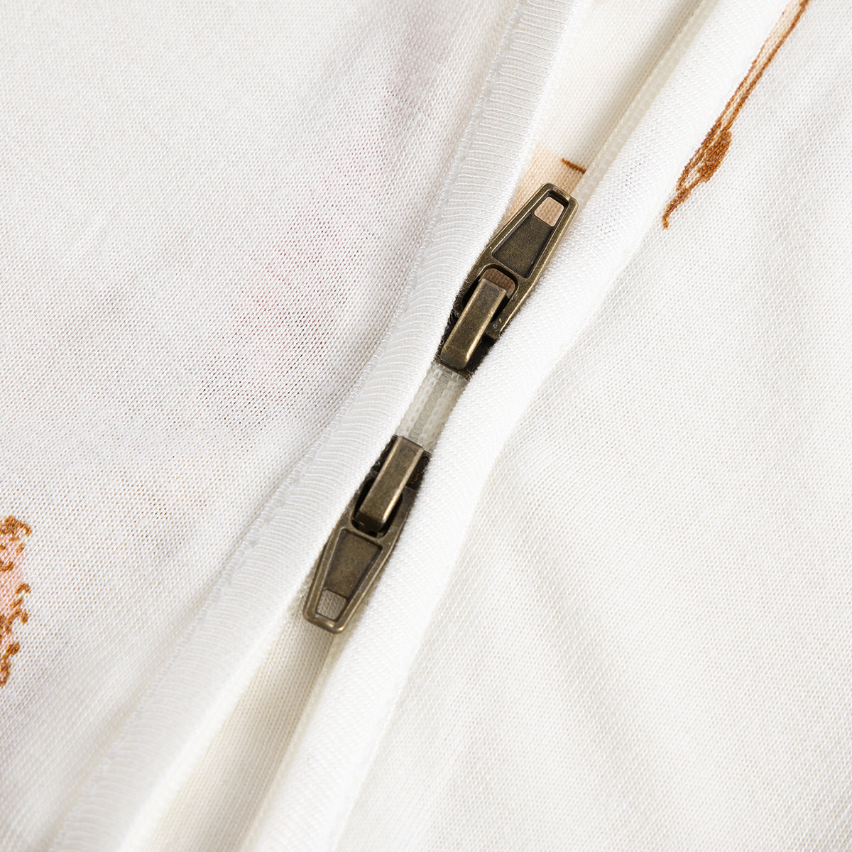 Tutu Elephant Bamboo Zipper Footed Romper