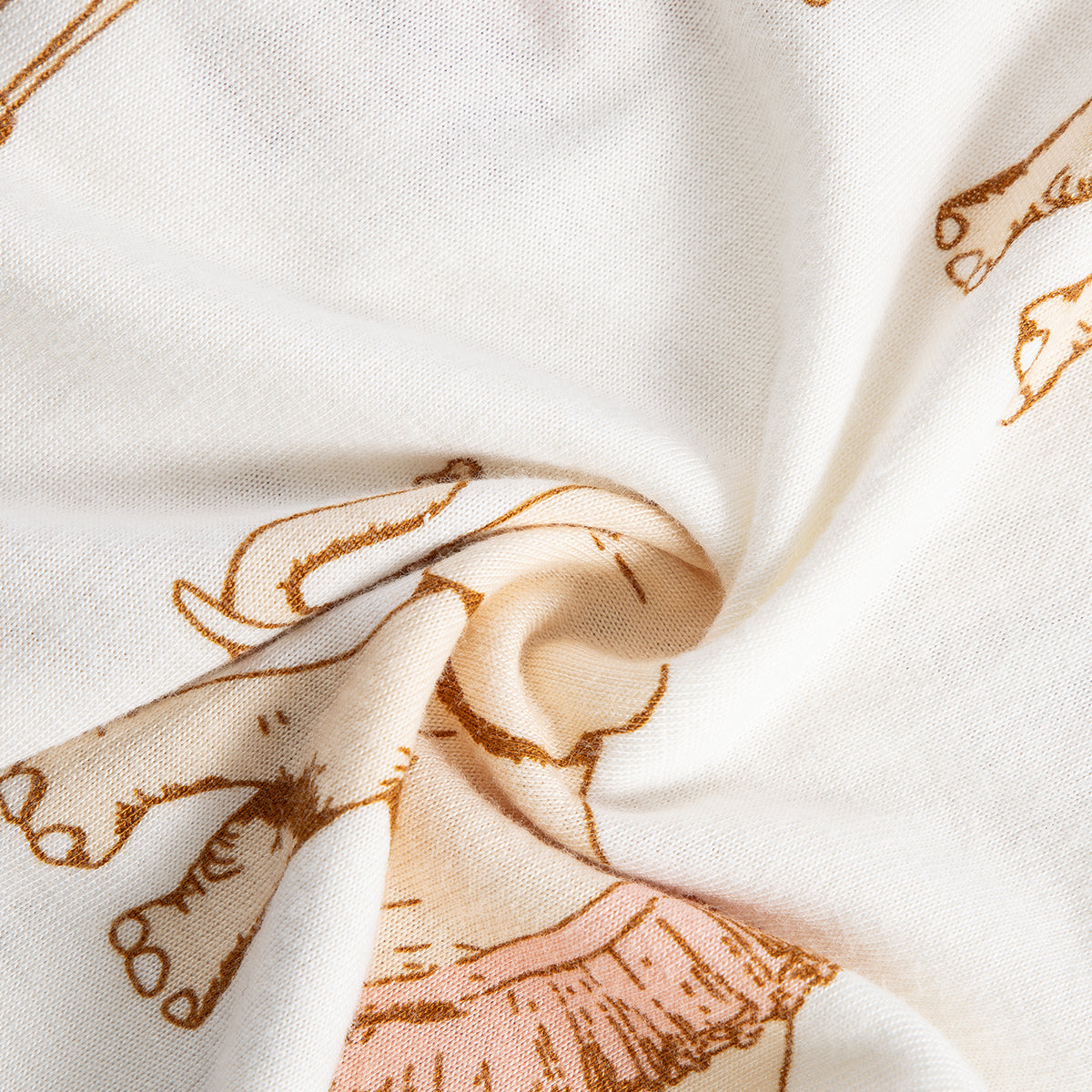 Tutu Elephant Bamboo Zipper Footed Romper