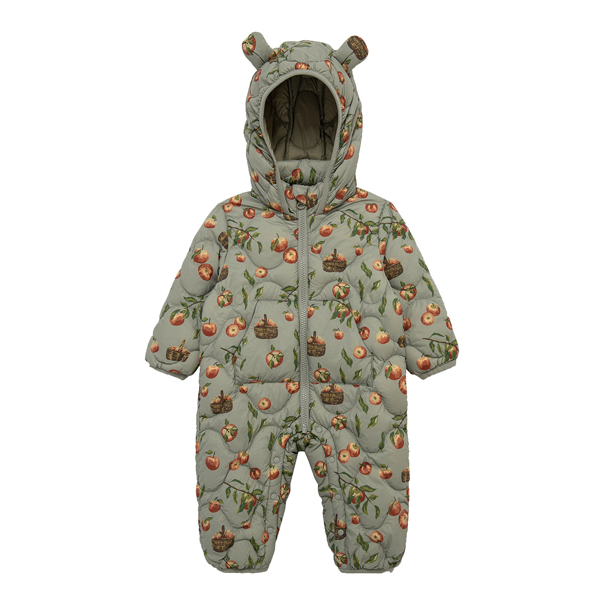 Apple Orchard Lightweight Down Hooded Jumpsuit